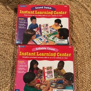 2 Lakeshore instant learning center kits- Sound Switch and Syllable Count - NWT